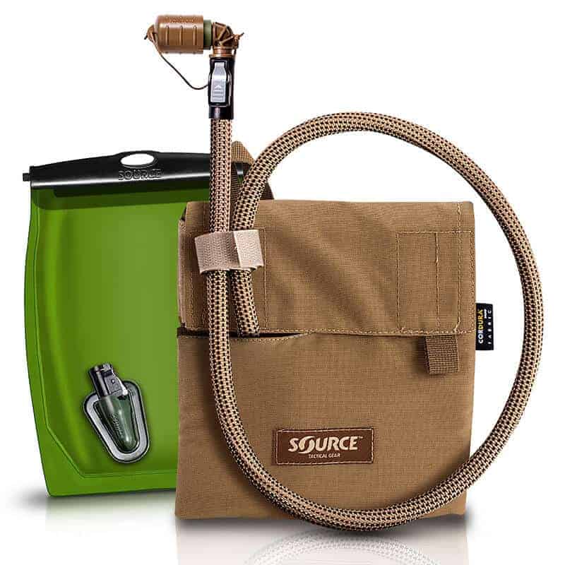 Source Tactical Kangaroo 1-Liter Collapsible Canteen Hydration System System ... 
