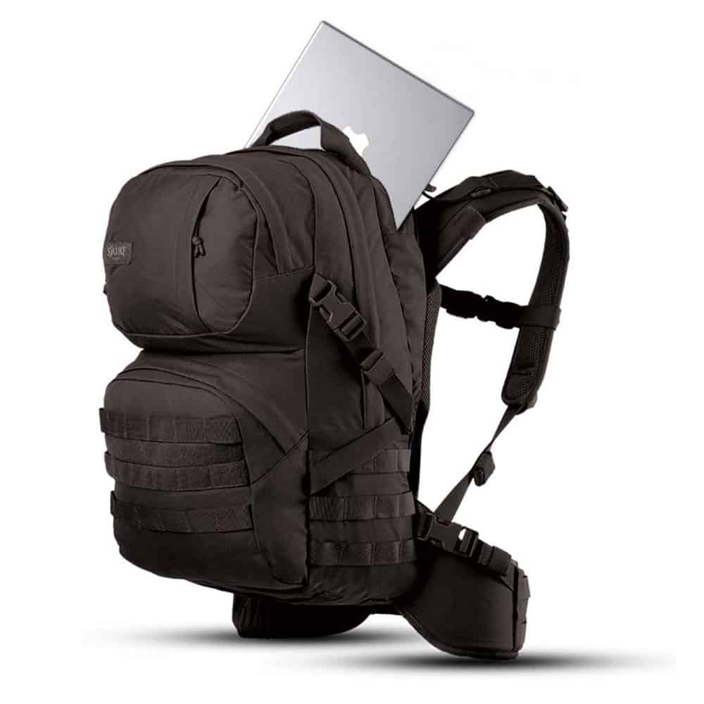 Source Tactical Double D 45 schwarzer Rucksack mit Wasserbeutel