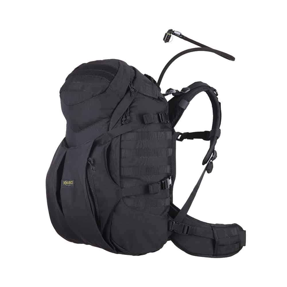 Double D 45L | Tactical backpack | 3L Hydration bladder - Black