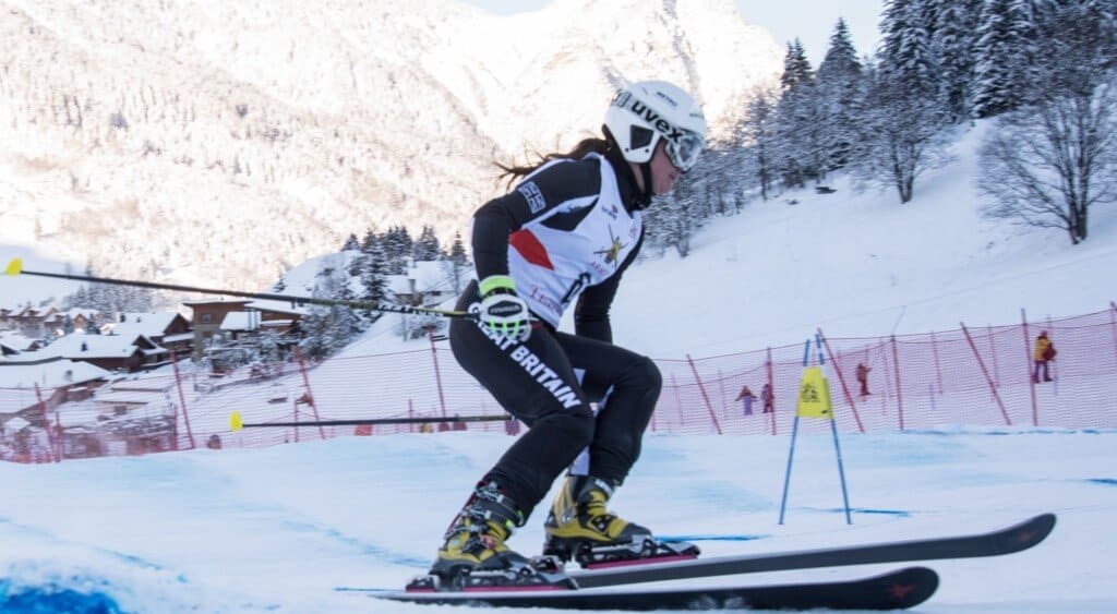 The second Championship race of Ex Telemark Titan 2017, the British, Royal Navy (RN), Army and Royal Air Force (RAF) Ski Telemark Championships, in Pralognan la Vanoise, France. The Championship is open to personnel from Regular, Reserve and University Officer Training Cadet Forces, as well as all British Nationals Photographer - Cpl Mark Webster (RLC Phot)