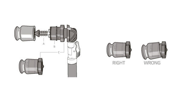 Disassembling the Helix bite-valve – not required for periodic cleaning.