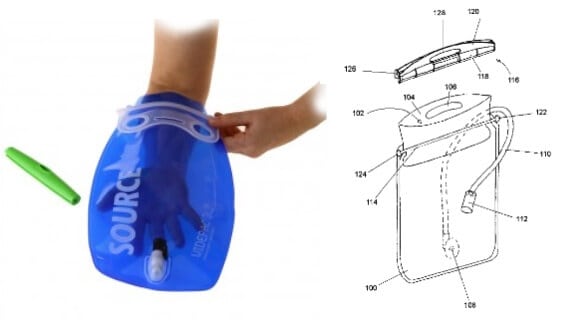 Patented: SOURCE Widepac's "sealing device for flexible liquid container"