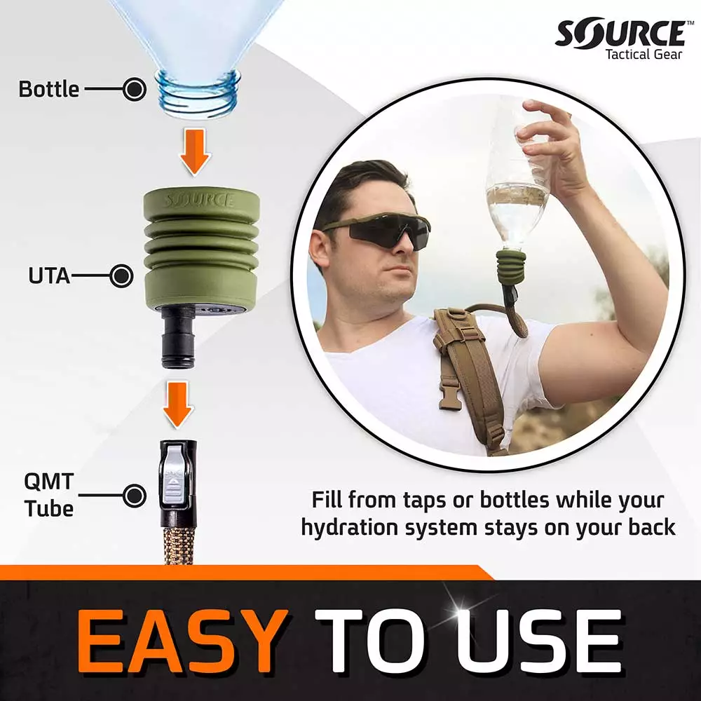 Source Tactical UTA Universal Tube Adapter Olive Tube Refill Military,  Camelbak